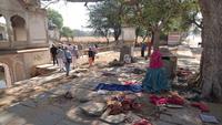 Am Wasserspeicher bei Fatehpur
