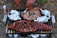 Grillen in Bolivien