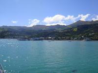 Hafen von Akaora Neuseeland