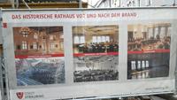 das Rathaus war völlig neu renoviert vor demn Brand