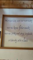 in der Bärwurzerei findet man auch so manchen lustigen Spruch