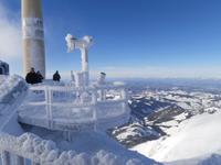 auf dem Gipfel Säntis