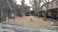 Der Pétanque-Platz in St. Paul de Vence