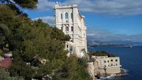Das berühmte Ozeanographische Museum in Monacos Altstadt