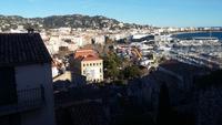 Blick auf Cannes von der Stadtmauer