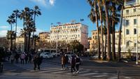 Atmosphäre im Zentrum von Cannes