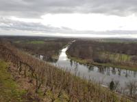 Zusammenfluss von Elbe und Moldau bei Melnik