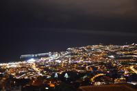 Blick auf Funchal bei Nacht