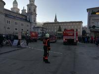 Die Feuerwehr hat alles im Griff.