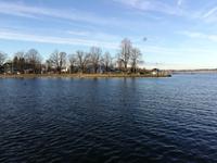Stimmungsvolles Bild über dem Chiemsee.
