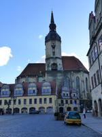 Marktplatz Naumburg mit Wenzelskirche