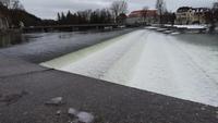 Staustufe des Lech in Landsberg