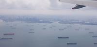 Anflug auf Singapur