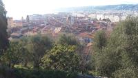 Blick von der Colline du Chateau, dem Schlosshügel von Nizza