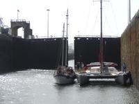 Schleuse im Panamakanal