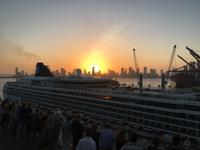 Bocagrande zum Sonnenuntergang