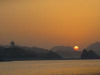 Muscat - Dhau-Fahrt zum Sonnenuntergang -