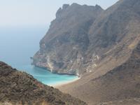 Ausflug zum Strand von Mughsayl - Blick auf den Strand