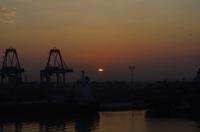 Port Klang Sonnenaufgang