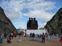 Drehen im Trollfjord