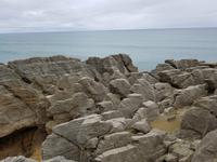 Pancakes Rocks - Pfannkuchen-Felsen, Südinsel Neuseeland