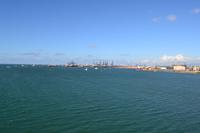 Fahrt durch den Panamakanal - Hafen von Colón