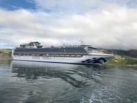 Ankunft in Akaroa, Neuseeland