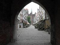 Danzig- Blick in die  Frauengasse