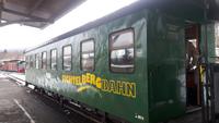Fahrt mit der Fichtelbergbahn von Cranzahl nach Oberwiesenthal