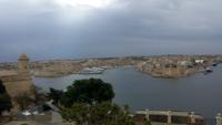  Valletta, Barrakka Gardens, Blick auf den  Grand Harbour