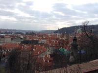 Blick von der Burg auf die Kleinseite