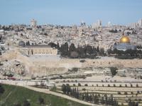 Blick zum Tempelberg vom Ölberg