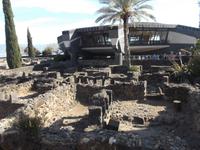 Capernaum, Blick zum Haus des Petrus