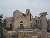 Paphos, Kreuzkuppelkirche Agia Kyriaki mit 