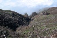 ...langsam überqueren wir die Wolkenschicht...