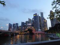 Abend in Singapur