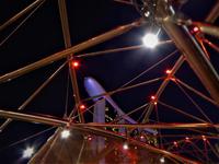 Helix Brücke und Marina Sands Bay - Singapur
