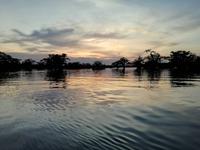 Sonnenuntergang am Lake Cuyabeno