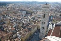 Blick auf Florenz von Domkuppel aus