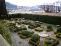 Klostergarten mit Blick auf Nizza