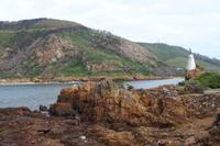 196 Knysna Heads mit Blick auf die Knysna Lagoon