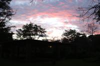 661 Sonnenuntergang in Simbabwe