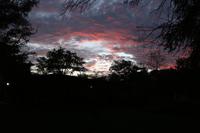 662 Sonnenuntergang in Simbabwe