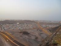 Blick auf Muscat am Abend