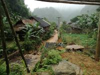 Morgenstimmung im Dorf Koh Moung