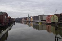 Trondheim Nidelven und Speicherhäuser