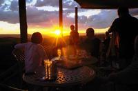 Windhoek - River Crossing Lodge - letzter Sonnenuntergang
