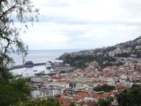 Quinta Boa Vista - Orchideengarten, Blick auf den Hafen von Funchal