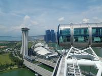 Aussicht vom Singapur Flyer