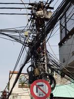Kabelsalat in Saigon